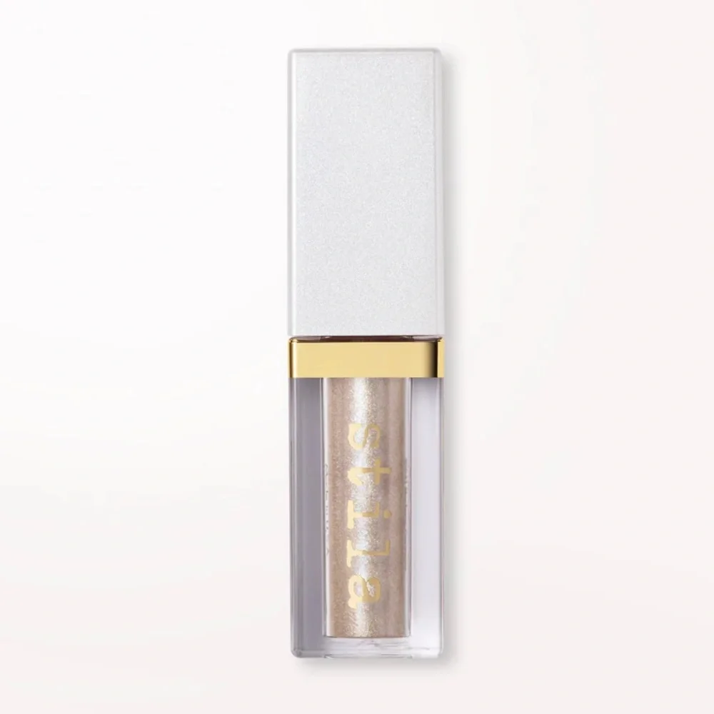 Stila Ocean Glisten & Glow Liquid Eyeshadow- champagne w multicolored glitter - Picture 7 of 7